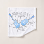 無料音楽 バスタオルセット (ウォッシュタオル)