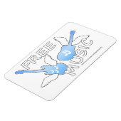 無料音楽 マグネット (左側)