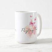 無料飛んでいるコーヒーマグ コーヒーマグカップ (正面右)