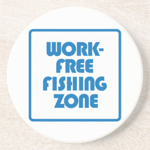 無料魚釣り域 コースター
