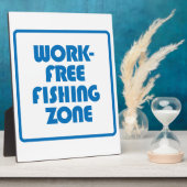 無料魚釣り域 フォトプラーク (側面)