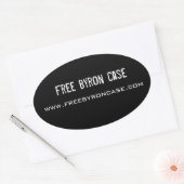 無料Byronケースシール 楕円形シール (封筒)