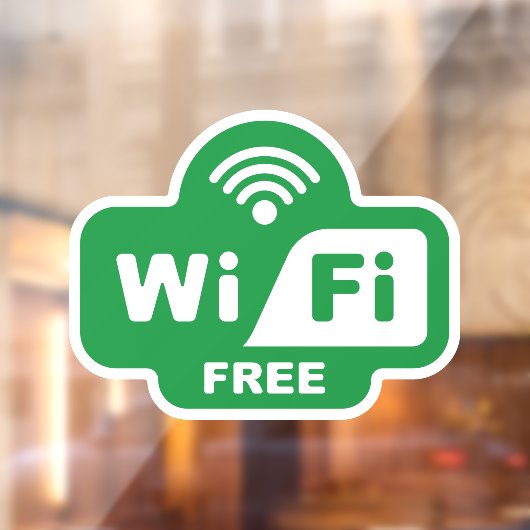 無料Wi-Fi ウィンドウサイン (シート2)