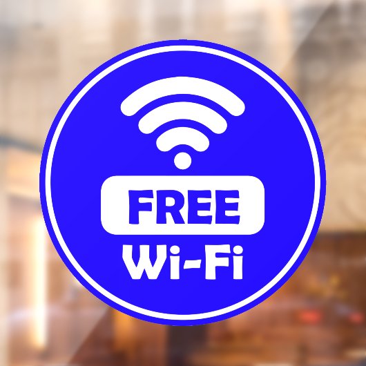 無料Wi-Fi ウィンドウサイン (シート2)