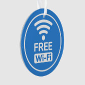 無料Wi-Fi オーナメント (正面)