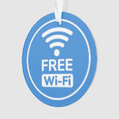 無料Wi-Fi オーナメント (正面)