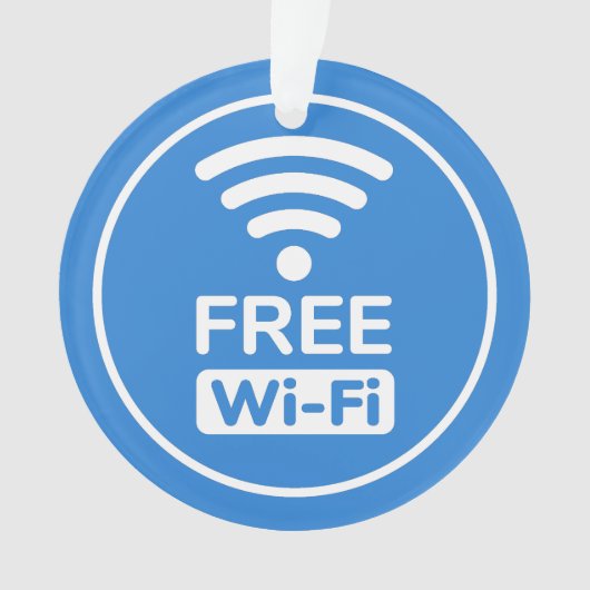 無料Wi-Fi オーナメント (正面)