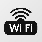無料Wi-Fi カフェ レストラン バー ビジネス  ウィンドウサイン (シート)