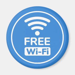 無料Wi-Fi マグネット