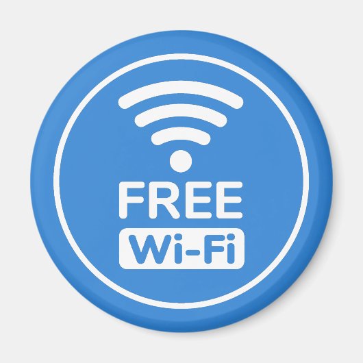 無料Wi-Fi マグネット (正面)