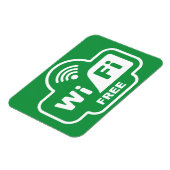 無料Wi-Fi マグネット (左側)