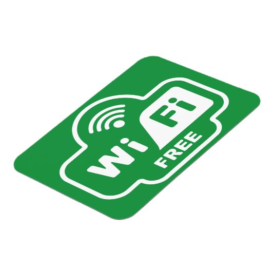 無料Wi-Fi マグネット (左側)