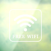 無料Wifiウィンドウの固定 ウィンドウサイン (シート3)