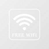 無料Wifiウィンドウの固定 ウィンドウサイン (シート)