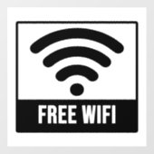 無料Wifi ウィンドウサイン (シート)