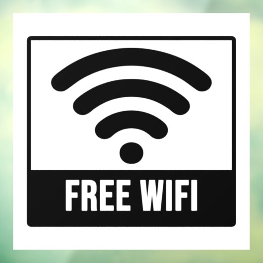 無料Wifi ウィンドウサイン (シート3)