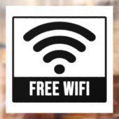 無料Wifi ウィンドウサイン (シート2)