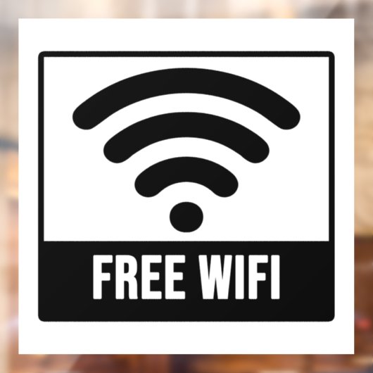 無料Wifi ウィンドウサイン (シート2)