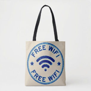 無料WiFi トートバッグ