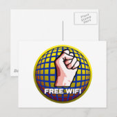 無料WiFi ポストカード (正面/裏面)