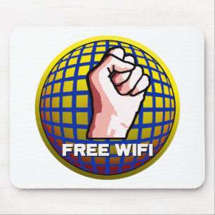 無料WiFi マウスパッド
