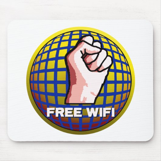 無料WiFi マウスパッド (正面)