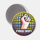 無料WiFi マグネット (正面/裏面)