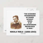 無断力の経済的伝達 ポストカード (正面/裏面)