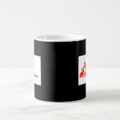 無旗の医縁ど者 コーヒーマグカップ (中央)