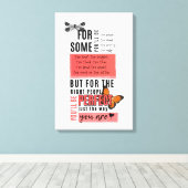 無条件の愛と受け入れ友情引用文 キャンバスプリント (インサイチュ (ウッドフロア))