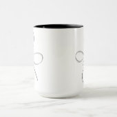 無条件の愛のシルバー マグカップ (中央)
