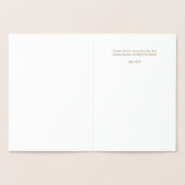 「無条件の愛」イースターの挨拶 ヨハネ 15:13 箔カード (内部)