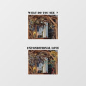 無条件の愛 ウィンドウサイン (シート)