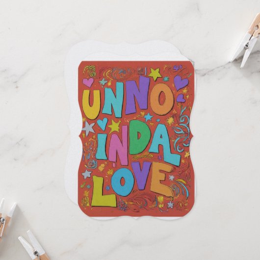 無条件の愛 カード (正面/裏面インサイチュ)