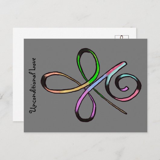 無条件の愛 ポストカード (正面/裏面)