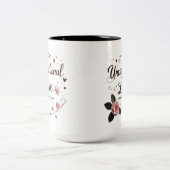 無条件の愛 – 母の日フローラマグカップ ツートーンマグカップ (中央)