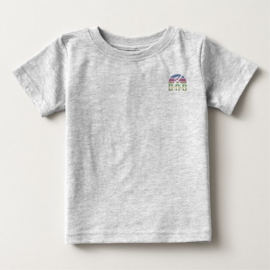 無条件の愛:父性の核心 ベビーTシャツ (正面)