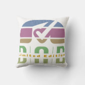 無条件の愛:父親のハート クッション (裏面)