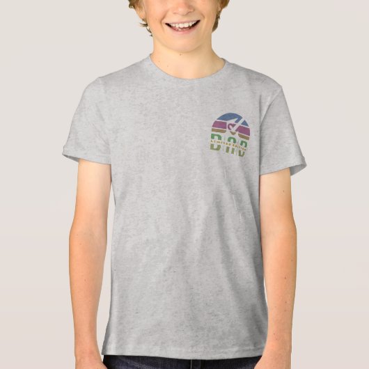 無条件の愛：父親のハート トライブレンドＴシャツ (正面)