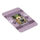 無条件ラブペット悔やみや弔慰カスタム マグネット (右側)