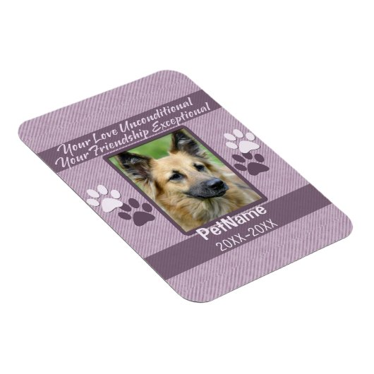 無条件ラブペット悔やみや弔慰カスタム マグネット (右側)