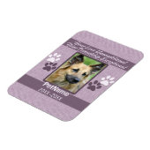 無条件ラブペット悔やみや弔慰カスタム マグネット (左側)