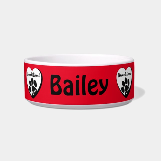 無条件ラブ2セラミックペットボウル ボウル (正面)
