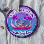 無条件愛の三眼チャクラのシンボル 缶バッジ (インサイチュ)