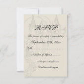 無条件愛RSVPカード 出欠カード (裏面)