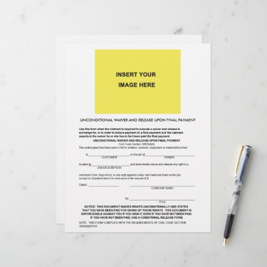 無条件放空白の棄および最終決定時のリリース (正面/裏面インサイチュ)