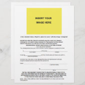 無条件放空白の棄および最終決定時のリリース (正面/裏面)