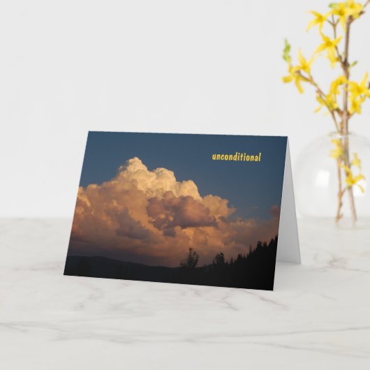 無条件点 カード (黄色い花)