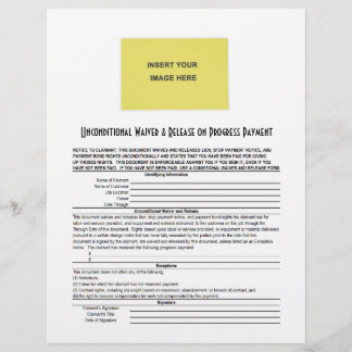 無条件空白の免除リリースPro Pay