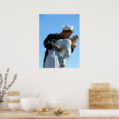 「無条件降伏」像 – サラソタ州（フロリダ州） ポスター (キッチン)